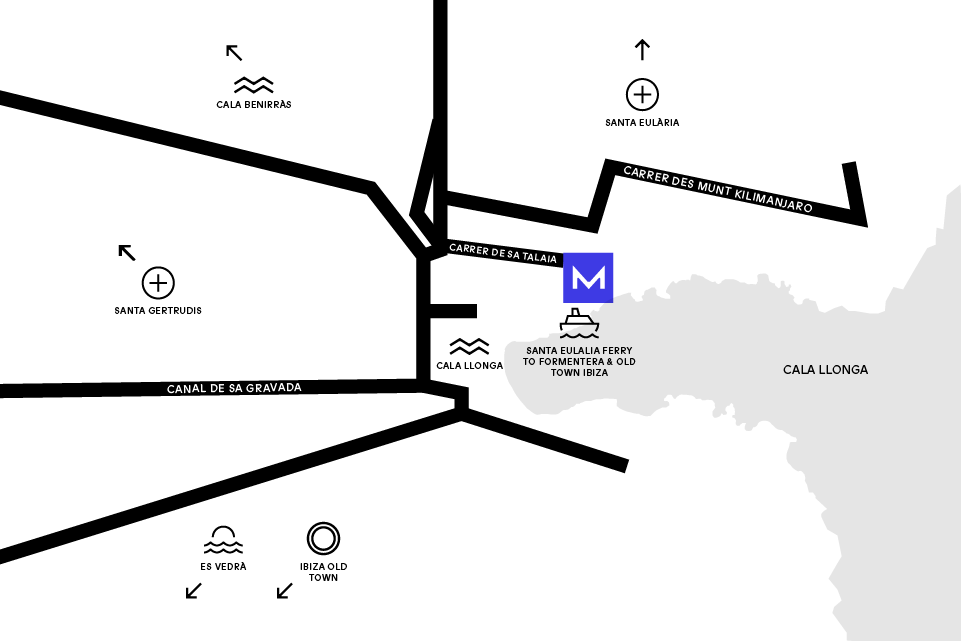 map of Ibiza