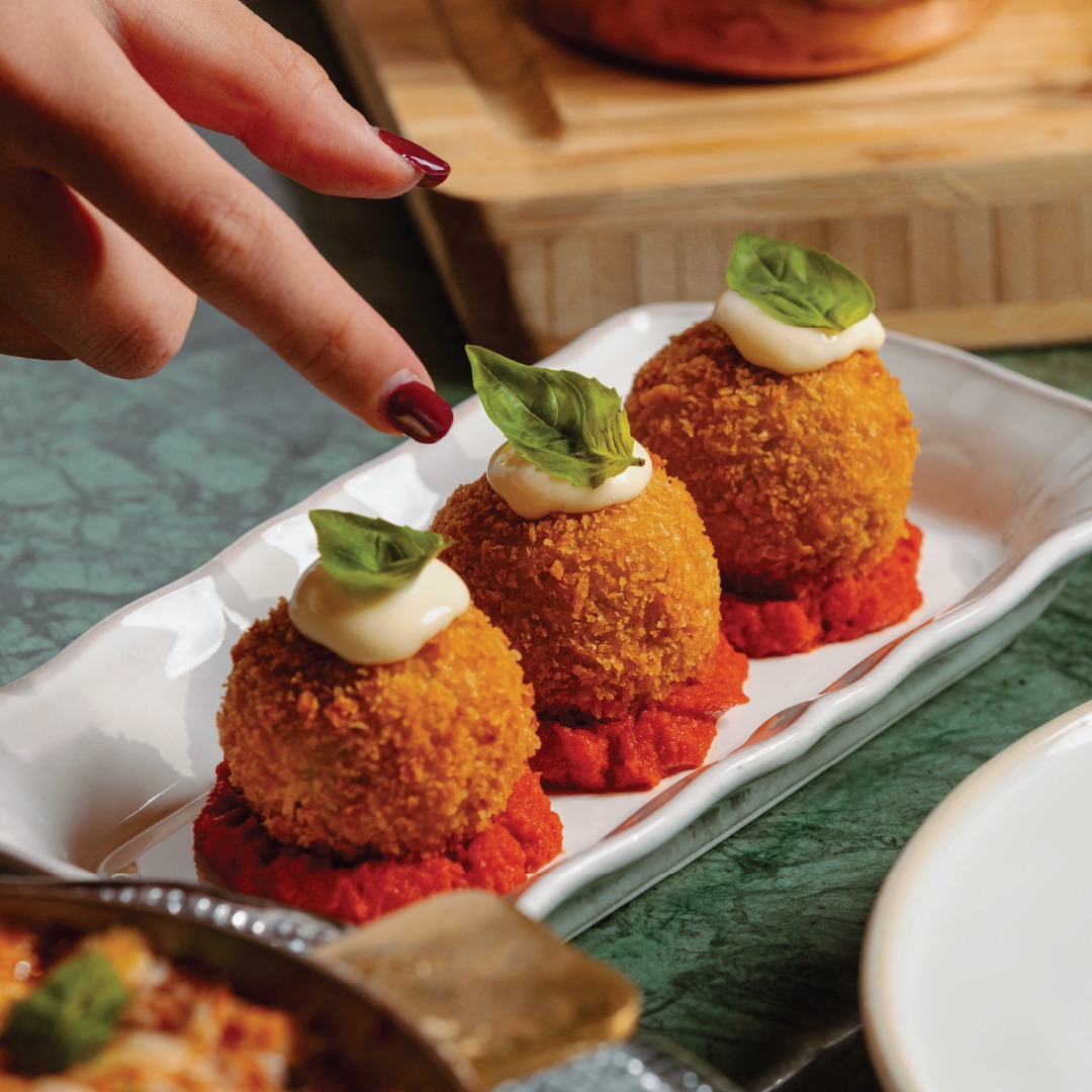 Unique croquettes with beef and mayonnaise