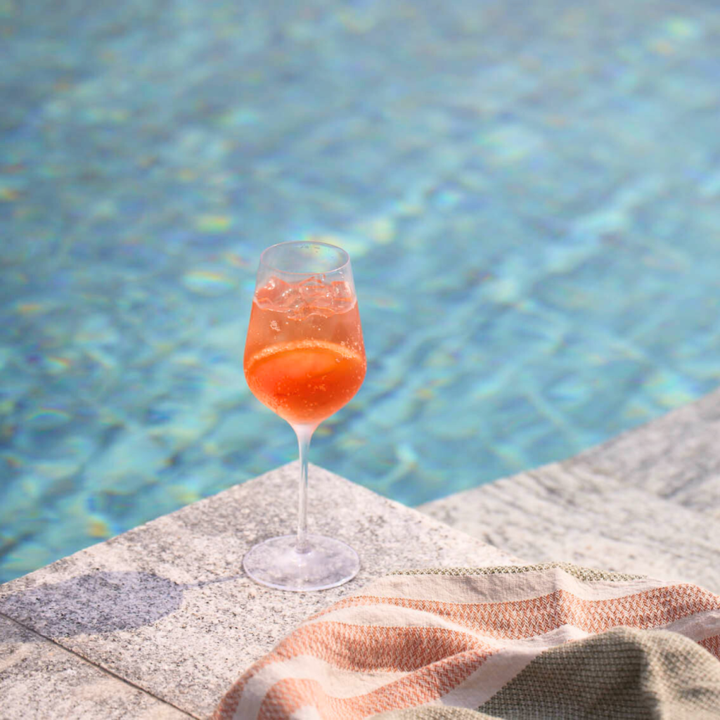 cocktail by the pool