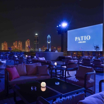 Walima Patio on the rooftop of Mondrian Doha