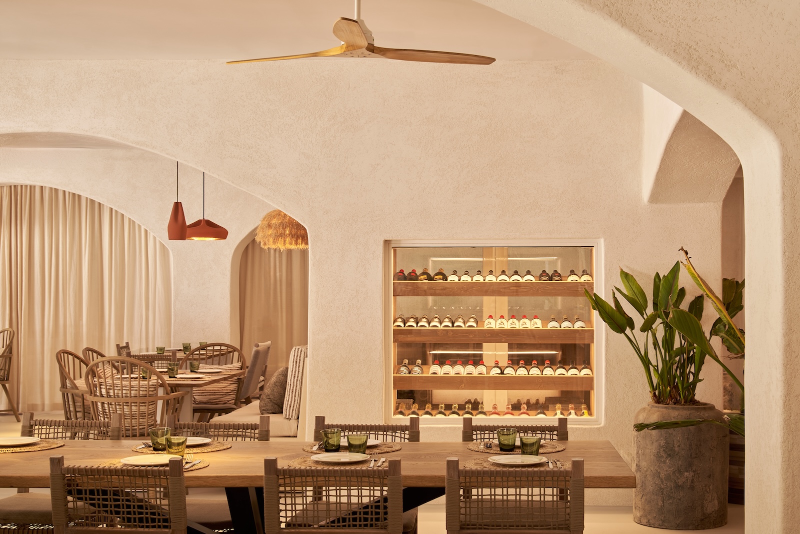 boho chic dining room