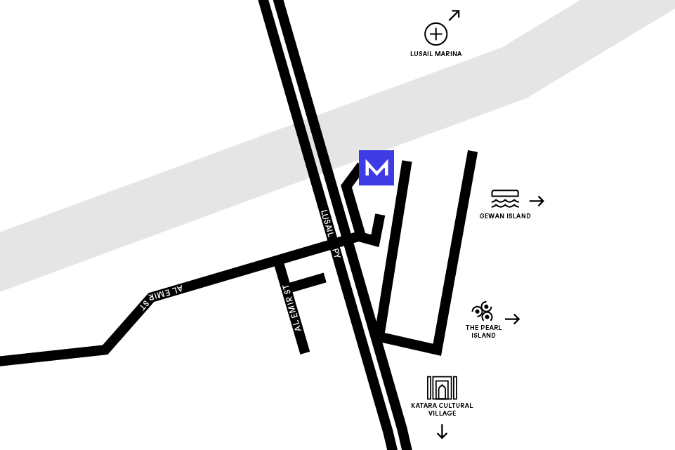 map of doha