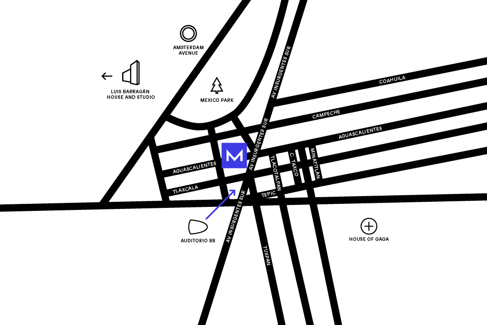map of Mexico City