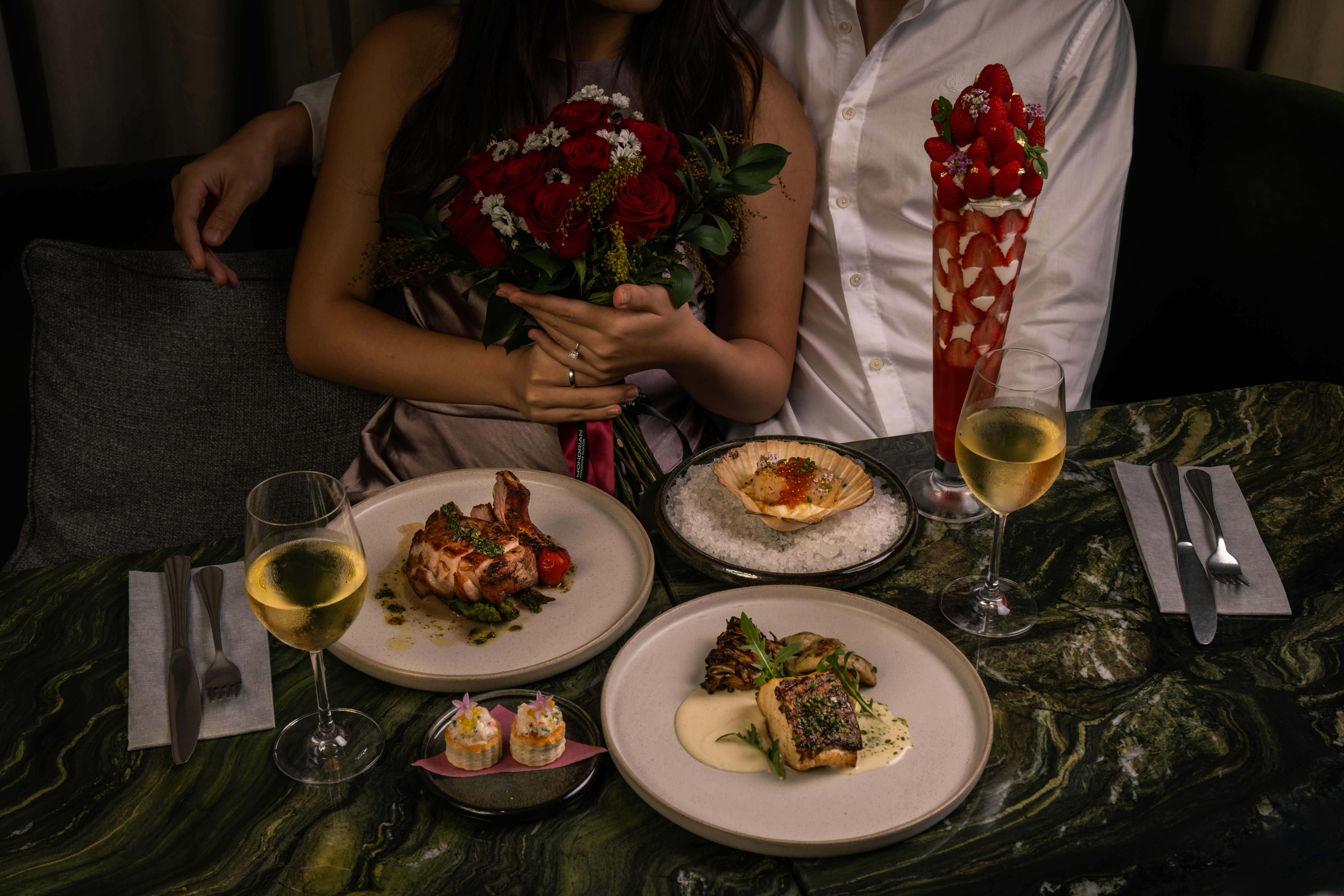 valentines day christinas couple love menu mondrian singapore
