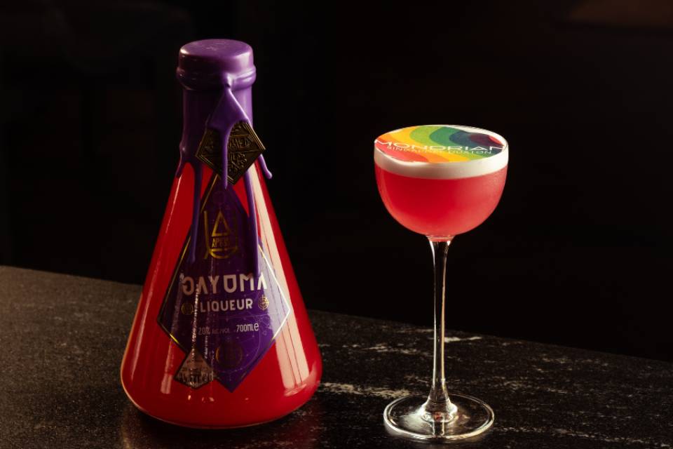 pride cocktail, unlabelled cocktail