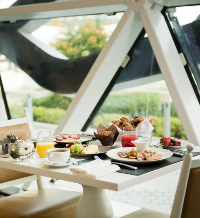 Breakfast in Doha - Mondrian Bistro