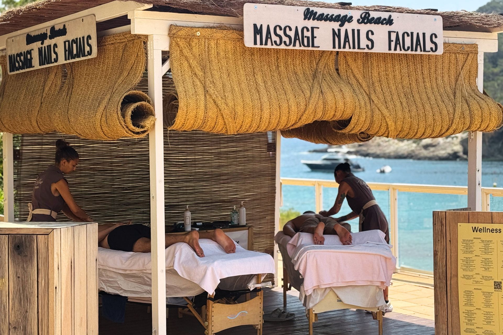Massages, soins du visage et manucure dans l'espace bien-être deIbiza  Mondrian Ibiza